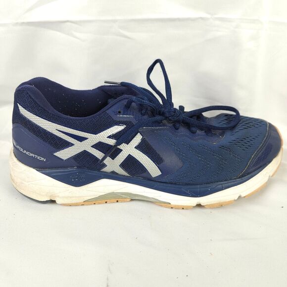 Asics Gel Foundation13 Women Sneakers 9 Blue Mesh Lace Up Running Active Shoe - Picture 8 of 11